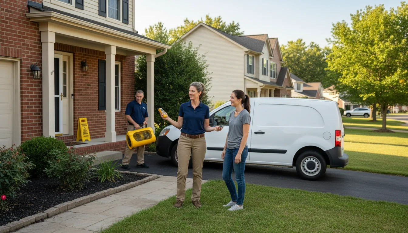 Water restoration image for Water Damage & Restoration Services in Belle, WV